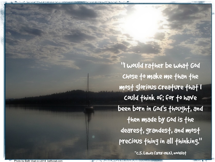 created by God CS Lewis 2014