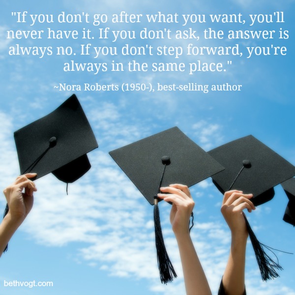 In Others’ Words: 3 Steps to Success for Graduates | Beth K. Vogt