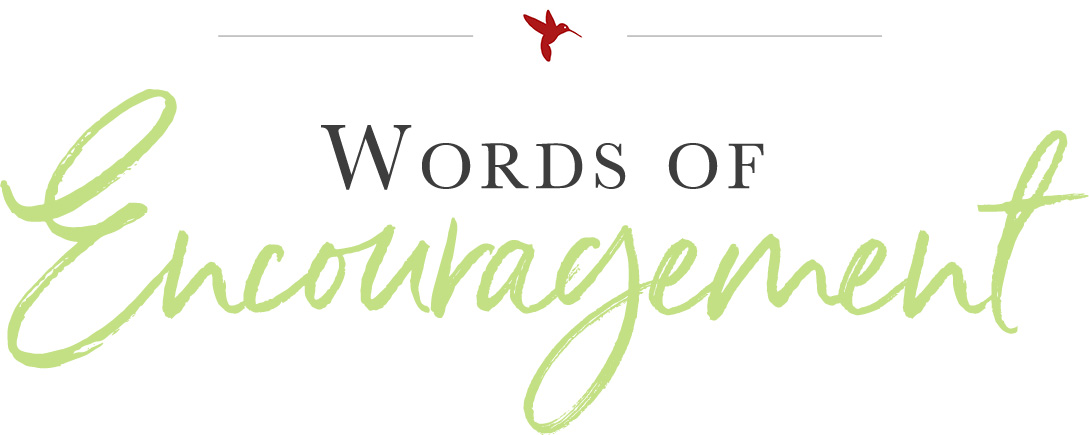 Author Beth Vogt - Word of encouragement